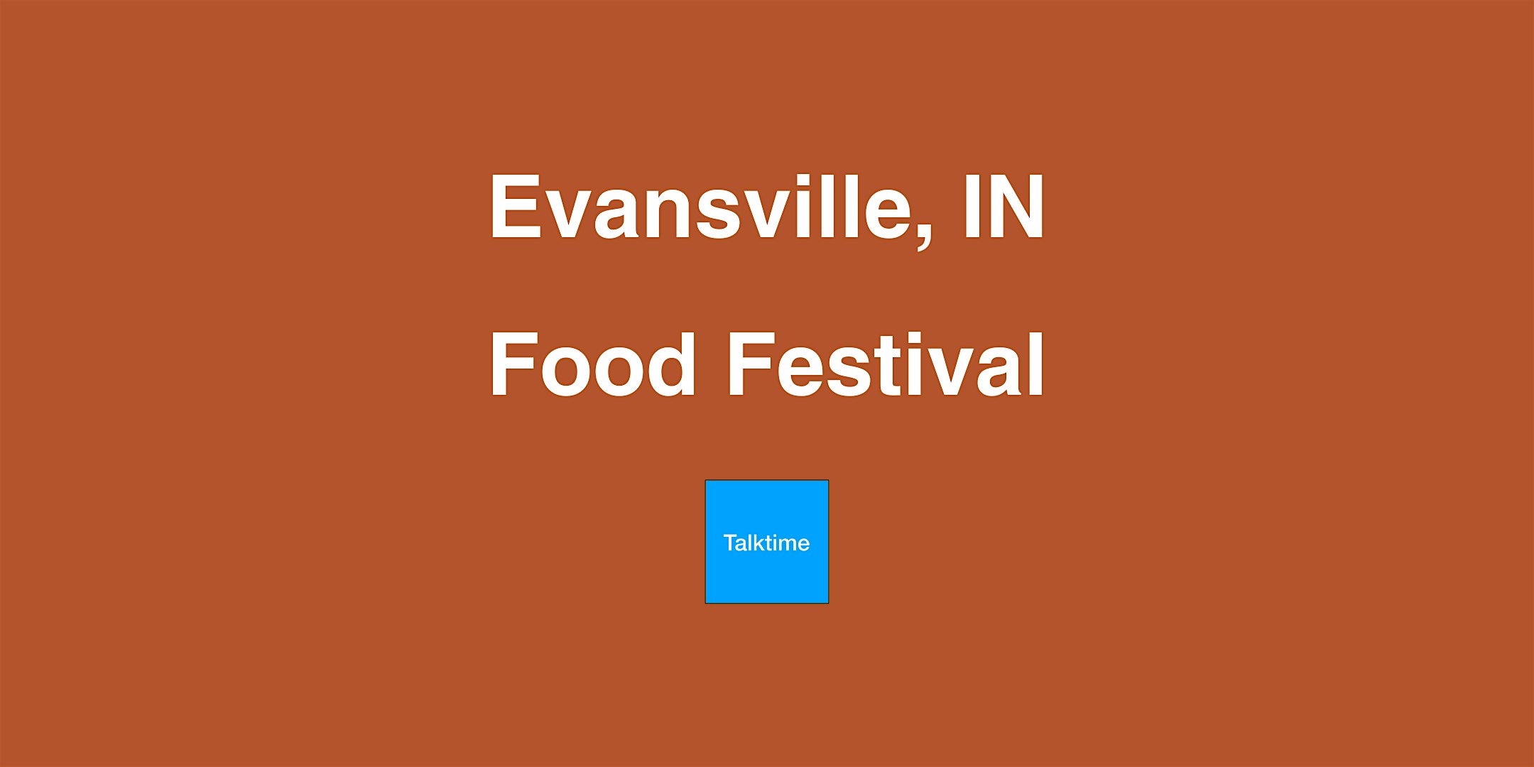 Food Festival - Evansville