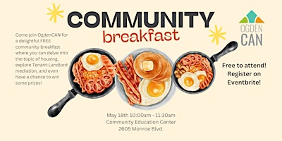Image principale de FREE Community Breakfast - May 2024