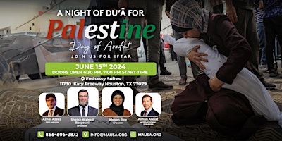 Imagem principal do evento A Night of Du'a for Palestine with Sheikh Waleed Basyouni & Megan Rice