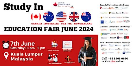 Education Fair-June 2024: Malaysia | Study, Work & Settle