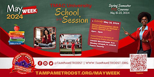 Imagem principal de TMAC's MayWeek From Dorms to Homes - Open House Tour