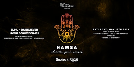Il sabato dei quartieri | HAMSA @ Fondazione FOQUS | Dj set & Live