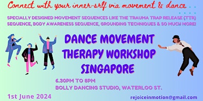 Dance Movement Therapy Workshop Singapore primary image
