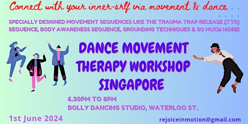 Imagem principal do evento Dance Movement Therapy Workshop Singapore