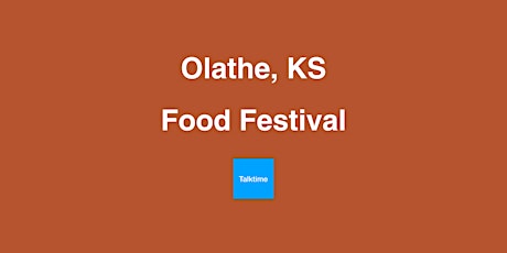 Food Festival - Olathe