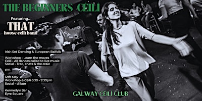 Primaire afbeelding van Galway Beginner's Céilí - workshop, live music, social