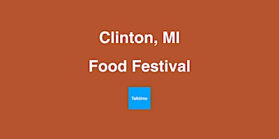 Imagem principal do evento Food Festival - Clinton