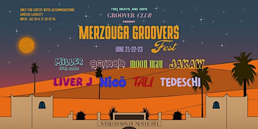 MERZOUGA GROOVERS FEST JUNE 21-23 primary image