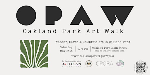 Imagem principal do evento OPAW! Oakland Park Art Walk