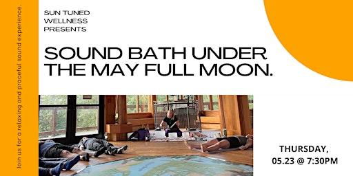 Imagem principal do evento May Full Moon Sound Bath