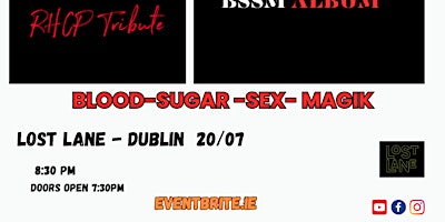 Imagem principal do evento Red Hot Funky Peppers BLOOD SUGAR SEX MAGIK Tour