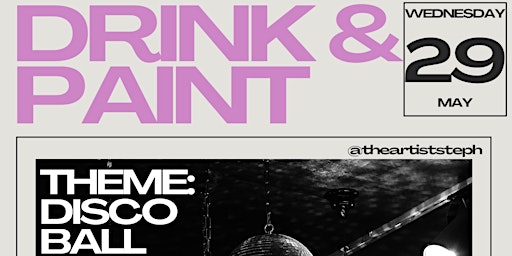 Image principale de Drink & Paint 'Disco'