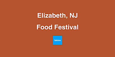 Food Festival - Elizabeth