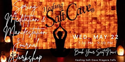 Hauptbild für Spring Meditation  & Manifestation Journal Workshop at Healing Salt Cave