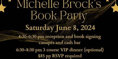 Hauptbild für Michelle Brock's Book Party!