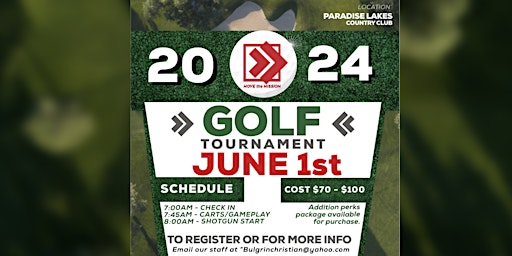 Imagem principal do evento Move The Mission Golf Tournament 2024