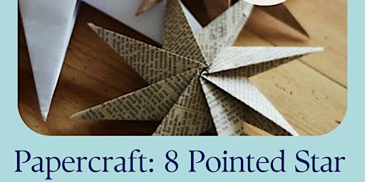 Imagem principal do evento Papercraft: 8 Pointed Star