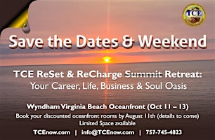 TCE ReSet & ReCharge Retreat: Your Career, Life, Business & Soul Oasis primary image