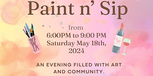 Imagem principal do evento SOMOSLOUD-NY: Paint n' Sip Community Event