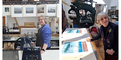 Imagem principal do evento Watermark, artist talk and print demo, with Susan Early and Jennifer Lane