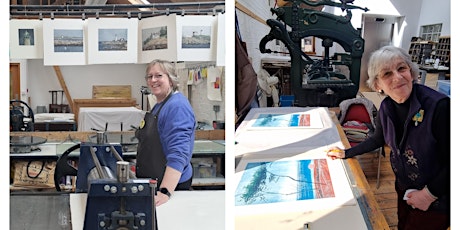 Watermark, artist talk and print demo, with Susan Early and Jennifer Lane