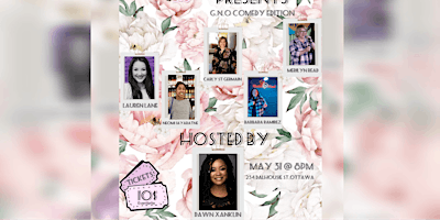 GNO Comedy Edition At Luxe Blooms Flower Cafe primary image