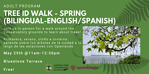 Imagen principal de Tree ID Walk - Spring(Bilingual-English/Spanish)