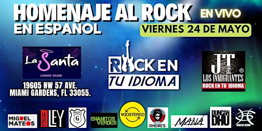 Imagem principal do evento Una Noche de ROCK EN TU IDIOMA