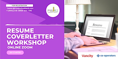 Resume & Cover Letter Workshop - Online