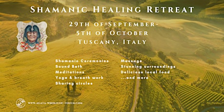 Shamanic Healing Retreat in Tuscany, September '24