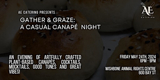 Gather & Graze" A Casual Canapé Night primary image