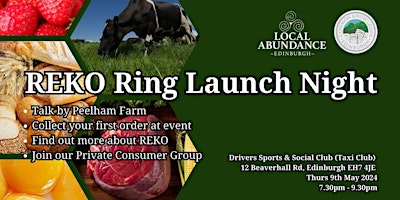 REKO RING LAUNCH! We Are What Our Food Eats! Peelham Farm Presents. primary image