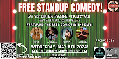 Imagen principal de Standup Comedy Night at El Rey with the DMV's best Comedians! FREE!