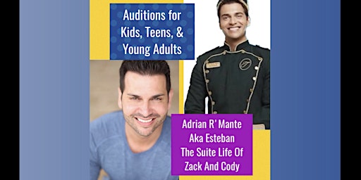 Imagem principal de Audition With Adrian R' Mante, Esteban from The Suite Life Of Zack And Cody