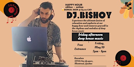 5 to 8 on Friday with DJ Bishoy