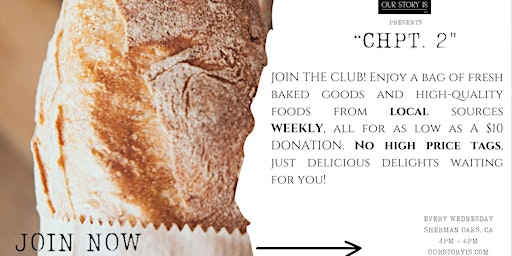 Imagen principal de "CHPT. 2": Affordable Eats Club: Fresh, Weekly Delights at Nearly NO Cost