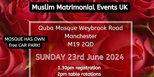 Imagem principal de Muslim Matrimonial Events UK
