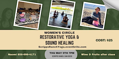 Imagem principal de May Women's Circle: Restorative Yoga and Sound Healing