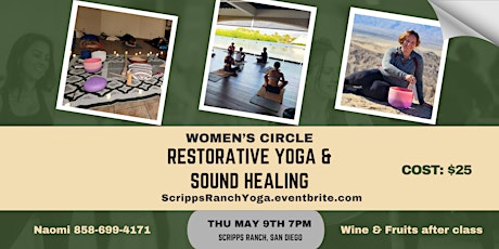 May Women's Circle: Restorative Yoga and Sound Healing