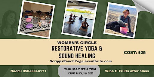 Immagine principale di May Women's Circle: Restorative Yoga and Sound Healing 