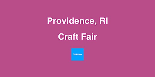 Craft Fair - Providence  primärbild