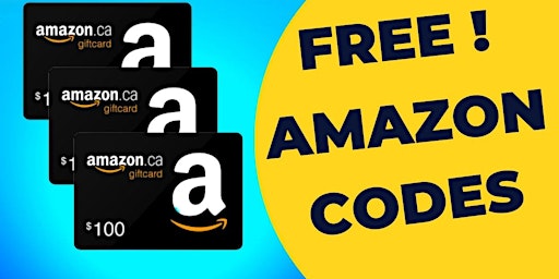 Primaire afbeelding van %^FREE%^ Free Amazon Gift Card Codes [Updated] Amazon Gift Card Free No Verify