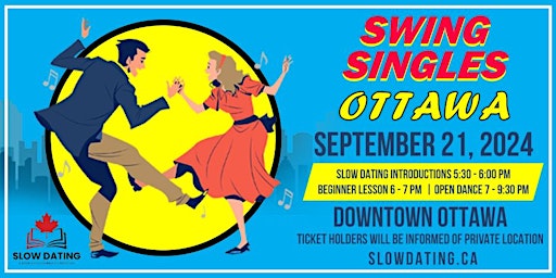 Swing Dancing Singles Ottawa | Lesson + Slow Dating Introductions primary image