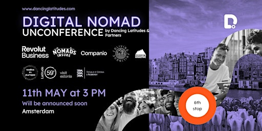 Imagem principal do evento Digital Nomad Unconference by Dancing Latitudes - 6th stop: Amsterdam
