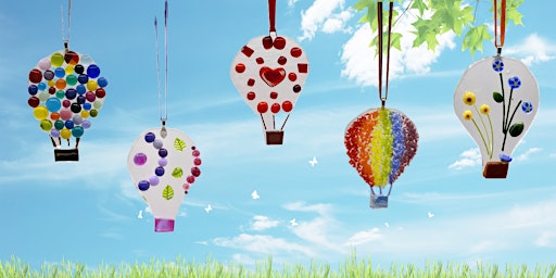 Fused glass hot air balloons workshop  primärbild