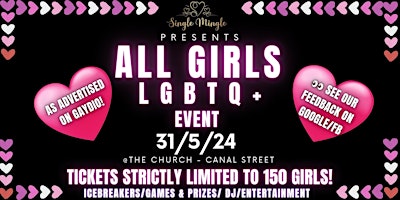 Primaire afbeelding van Single Mingle - All Girls LGBTQ Event
