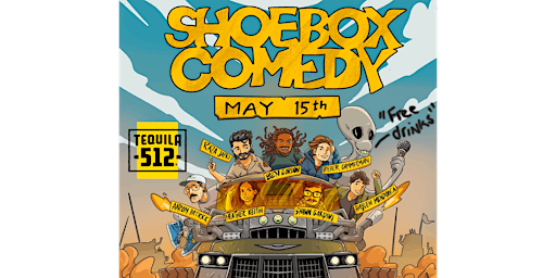 Primaire afbeelding van Shoebox Comedy May 15th! 8PM!