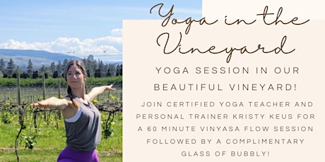 Yoga in the Vineyard - August 31st