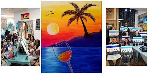 BYOB Sip & Paint Event - "Cheers to Paradise" primary image