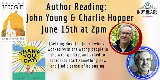 Imagem principal do evento Author Reading: John Young & Charlie Hopper